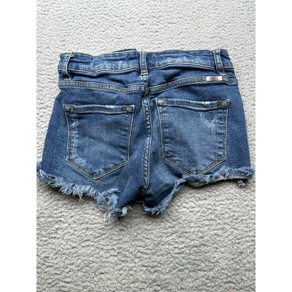 KanCan buttonfly short shorts denim sz small - Picture 6 of 9